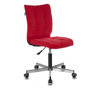 Кресло Бюрократ CH-330M красный Velvet 88 крестовина металл хром