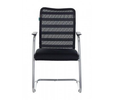 Кресло Бюрократ CH-599AV черный TW-32K01 сиденье черный TW-11 сетка/ткань полозья металл металлик