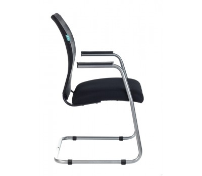 Кресло Бюрократ CH-599AV черный TW-32K01 сиденье черный TW-11 сетка/ткань полозья металл металлик