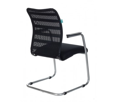 Кресло Бюрократ CH-599AV черный TW-32K01 сиденье черный TW-11 сетка/ткань полозья металл металлик