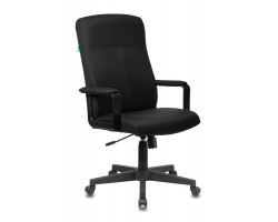 Кресло руководителя Бюрократ DOMINUS черный TS-584 крестовина пластик