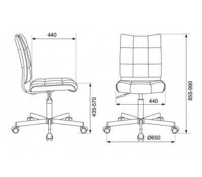 Кресло Бюрократ CH-330M оранжевый OR.Royal 54 искусственная кожа крестовина металл хром