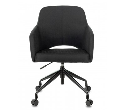 Кресло Бюрократ CH-380 черный крестовина металл