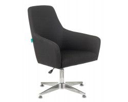 Кресло Бюрократ CH-390 черный крестовина алюминий