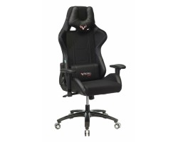 Кресло игровое Zombie VIKING 4 AERO Edition черный текстиль/эко.кожа с подголов. крестовина пластик