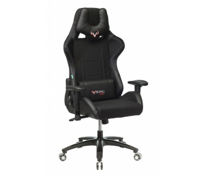 Кресло игровое Zombie VIKING 4 AERO Edition черный текстиль/эко.кожа с подголов. крестовина пластик