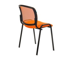 Стул Бюрократ ВИКИ спинка сетка оранжевый TW-38-3 TW-96-1 сетка/ткань-foto4