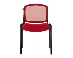 Стул Бюрократ ВИКИ спинка сетка красный TW-35N TW-97N сетка/ткань-foto2