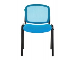 Стул Бюрократ ВИКИ спинка сетка голубой TW-31 TW-55 сетка/ткань-foto2