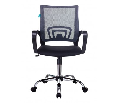 Кресло Бюрократ CH-695NSL темно-серый TW-04 сиденье черный TW-11 сетка/ткань крестовина металл хром