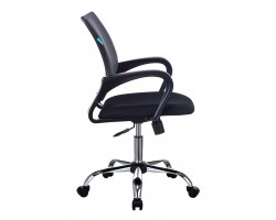 Кресло Бюрократ CH-695NSL темно-серый TW-04 сиденье черный TW-11 сетка/ткань крестовина металл хром-foto3