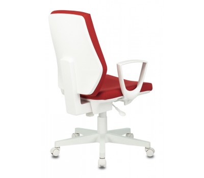 Кресло Бюрократ CH-W545 красный 26-22 (пластик белый)