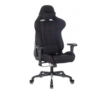 Кресло игровое Zombie 771N черный с подголов. крестовина металл черный