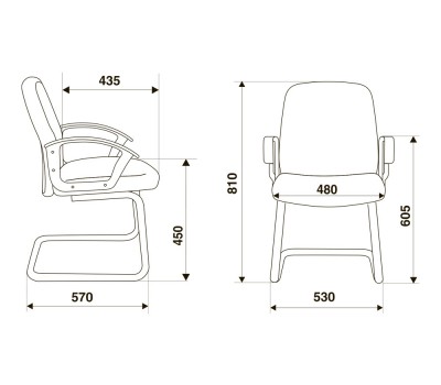 Кресло Бюрократ CH-808-LOW-V низкая спинка черный 3C11