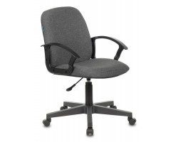 Кресло Бюрократ CH-808-LOW серый 3C1 низк.спин. крестовина пластик