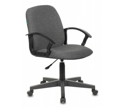 Кресло Бюрократ CH-808-LOW серый 3C1 низк.спин. крестовина пластик