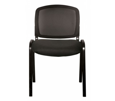 Стул Бюрократ ВИКИ черный TW-01 3C11 сетка/ткань на ножках металл черный