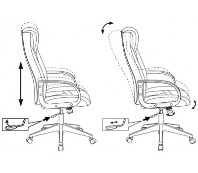 Кресло игровое Zombie VIKING-8N черный/красный искусственная кожа крестовина пластик