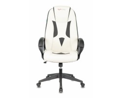 Кресло игровое Zombie VIKING-8N белый/черный искусственная кожа крестовина пластик-foto2