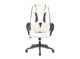 Кресло игровое Zombie VIKING-8N белый/черный искусственная кожа крестовина пластик-foto2