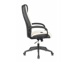 Кресло игровое Zombie VIKING-8N белый/черный искусственная кожа крестовина пластик-foto3