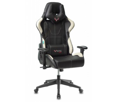 Кресло игровое Zombie VIKING 5 AERO черный/белый эко.кожа с подголов. крестовина пластик