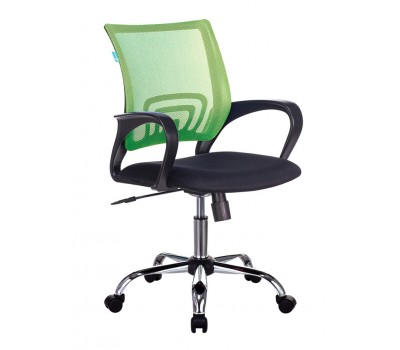 Кресло Бюрократ CH-695NSL салатовый TW-03A сиденье черный TW-11 сетка/ткань крестовина металл хром