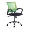 Кресло Бюрократ CH-695NSL салатовый TW-03A сиденье черный TW-11 сетка/ткань крестовина металл хром