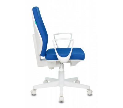 Кресло Бюрократ CH-W545 синий 26-21 (пластик белый)