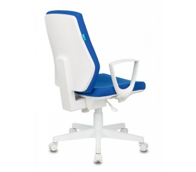 Кресло Бюрократ CH-W545 синий 26-21 (пластик белый)