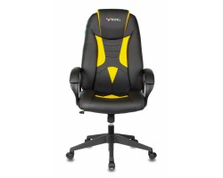 Кресло игровое Zombie VIKING-8N черный/желтый искусственная кожа крестовина пластик-foto2