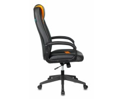 Кресло игровое Zombie VIKING-8N черный/оранжевый искусственная кожа крестовина пластик-foto3