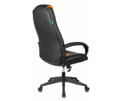 Кресло игровое Zombie VIKING-8N черный/оранжевый искусственная кожа крестовина пластик-foto4