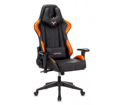 Кресло игровое Zombie VIKING 5 AERO черный/оранжевый эко.кожа с подголов. крестовина пластик