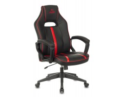 Кресло игровое Zombie A3 черный/красный эко.кожа крестовина пластик