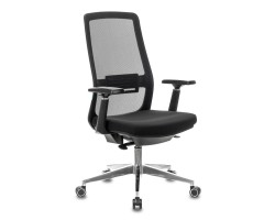 Кресло руководителя Бюрократ MC-915 черный TW-01 26-B01 сетка/ткань крестовина алюминий