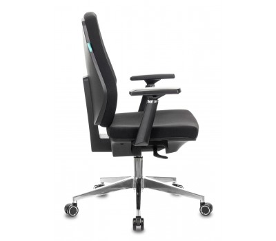 Кресло Бюрократ CH-545 черный 26-B01 крестовина алюминий