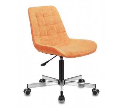 Кресло Бюрократ CH-350M оранжевый Velvet 72 крестовина металл