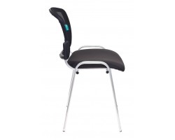 Стул Бюрократ ВИКИ МЕТ черный TW-01 15-21 сетка/ткань-foto3