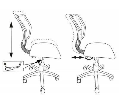 Кресло Бюрократ CH-295 спинка сетка черный TW-01 сиденье черный 15-21