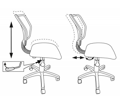 Кресло Бюрократ CH-295 спинка сетка черный TW-01 сиденье темно-серый 15-13