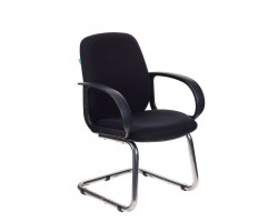 Кресло Бюрократ CH-808-Low-V низкая спинка черный 10-11