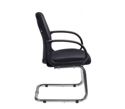 Кресло Бюрократ CH-808-Low-V низкая спинка черный 10-11