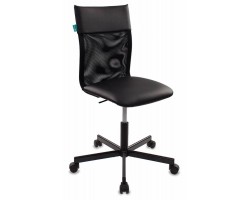 Кресло Бюрократ CH-1399 черный Leather Black эко.кожа/сетка крестовина металл