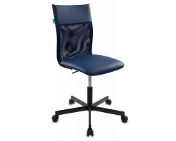 Кресло Бюрократ CH-1399 синий Or-15 эко.кожа/сетка крестовина металл