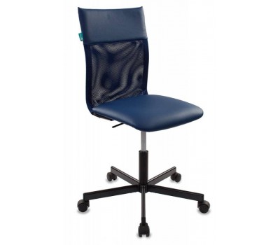 Кресло Бюрократ CH-1399 синий Or-15 эко.кожа/сетка крестовина металл