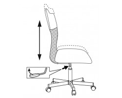 Кресло Бюрократ CH-1399 красный Next-13 искусст.кожа/сетка крестовина металл-foto6