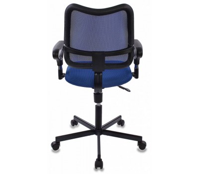 Кресло Бюрократ CH-799M спинка сетка синий сиденье синий TW-10 крестовина металл