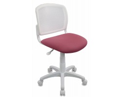 Кресло детское Бюрократ CH-W296NX белый TW-15 сиденье розовый 26-31 сетка/ткань крестовина пластик пластик белый