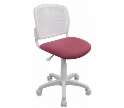 Кресло детское Бюрократ CH-W296NX белый TW-15 сиденье розовый 26-31 сетка/ткань крестовина пластик пластик белый